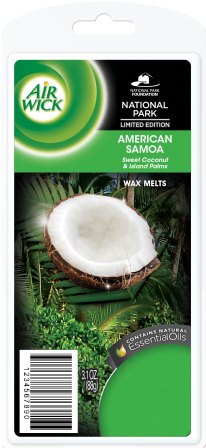 AIR WICK Wax Melts  American Samoa National Parks Discontinued